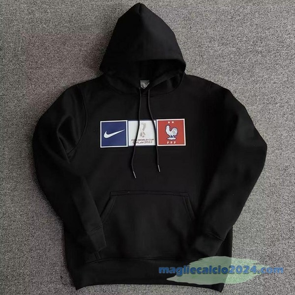 Sudaderas Con Capucha Francia 2022 I Nero Poco Prezzo