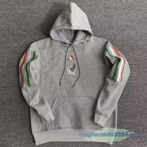 Sudaderas Con Capucha Messico 2022 Grigio Poco Prezzo