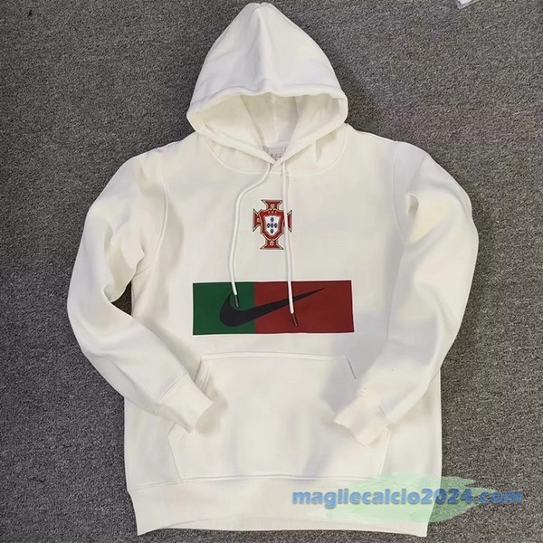 Sudaderas Con Capucha Portogallo 2022 Bianco Poco Prezzo