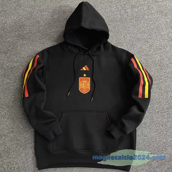 Sudaderas Con Capucha Spagna 2022 Nero Poco Prezzo