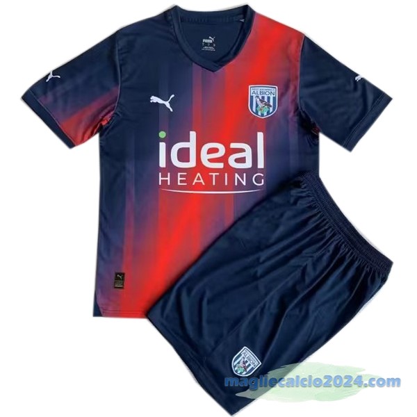 Terza Conjunto De Uomo West Brom 2023 2024 Rosso Poco Prezzo