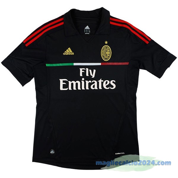 Terza Maglia AC Milan Retro 2011 2012 Nero Poco Prezzo