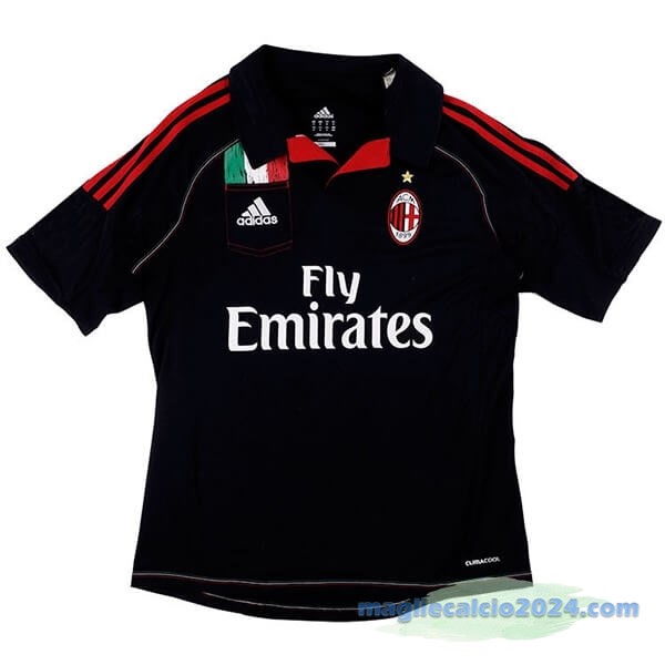 Terza Maglia AC Milan Retro 2012 2013 Nero Poco Prezzo