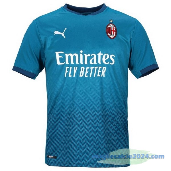 Terza Maglia AC Milan Retro 2020 2021 Azul Poco Prezzo