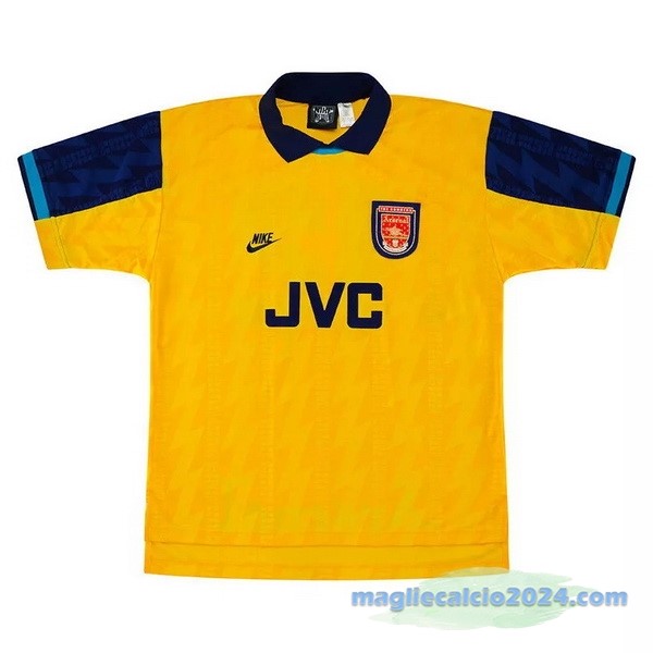 Terza Maglia Arsenal Retro 1994 1996 Giallo Poco Prezzo