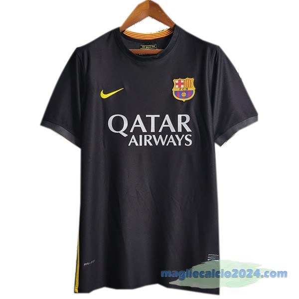 Terza Maglia Barcelona Retro 2013 2014 Nero Poco Prezzo