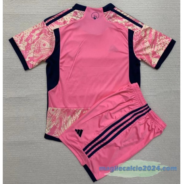 Terza Maglia Conjunto De Uomo Leeds United 2023 2024 Rosa Poco Prezzo