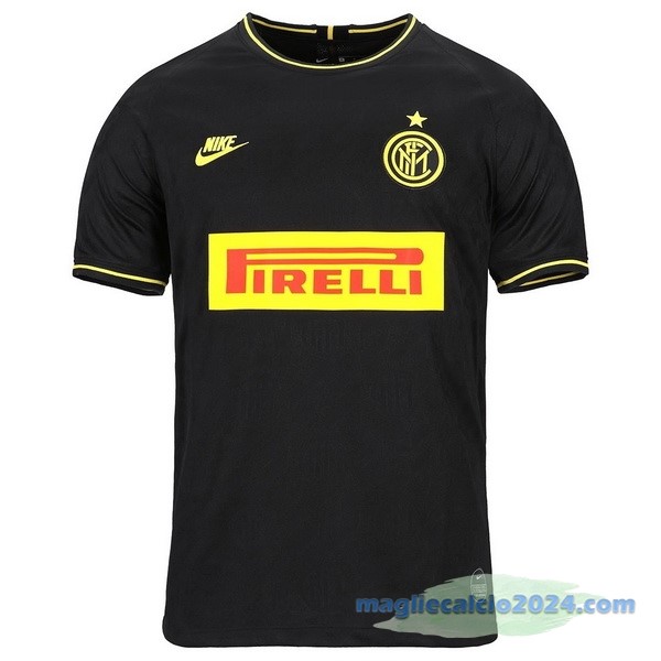 Terza Maglia Inter Milán Retro 2019 2020 Nero Poco Prezzo