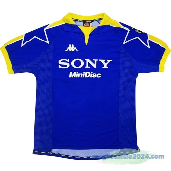 Terza Maglia Juventus Retro 1997 1998 Azul Poco Prezzo