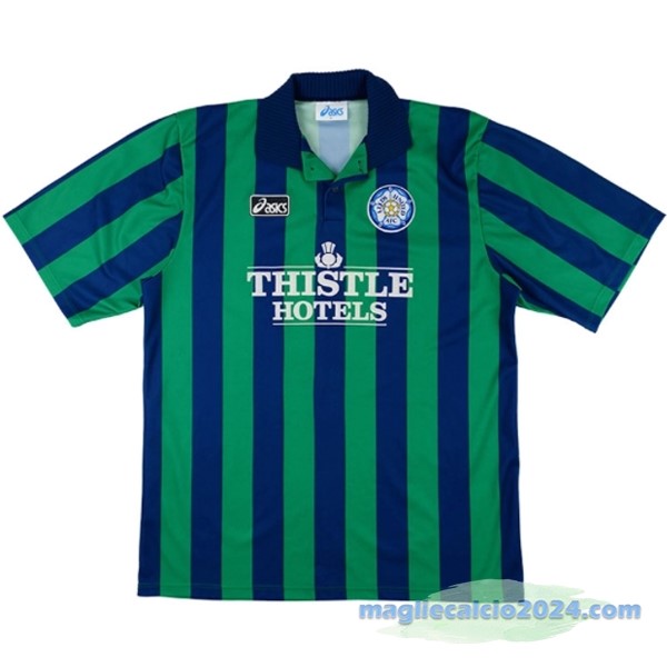 Terza Maglia Leeds United Retro 1994 1996 Verde Poco Prezzo