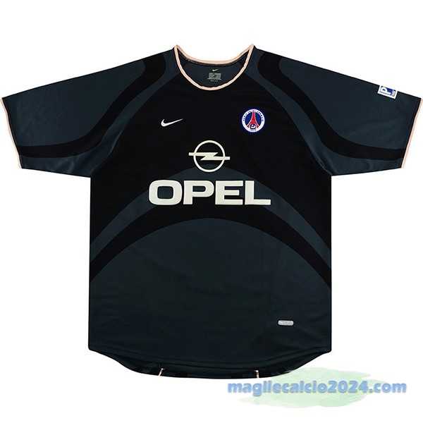 Terza Maglia Paris Saint Germain Retro 2001 Nero Poco Prezzo