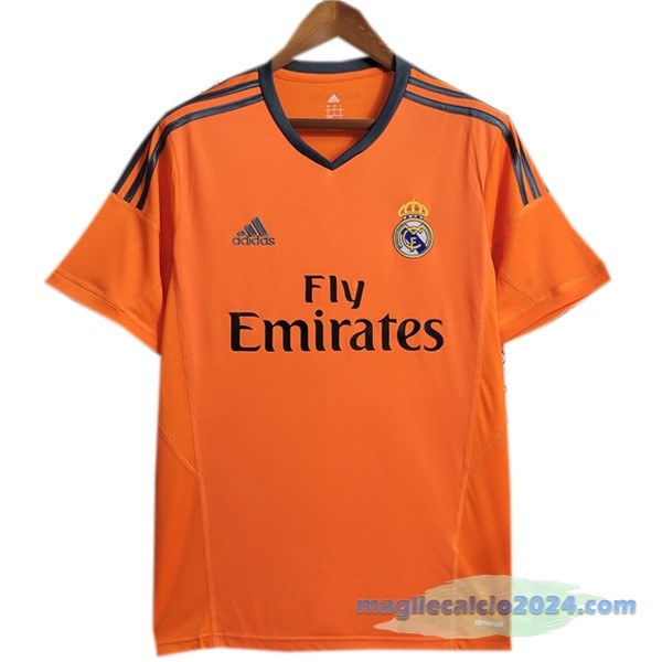 Terza Maglia Real Madrid Retro 2013 2014 Arancione Poco Prezzo