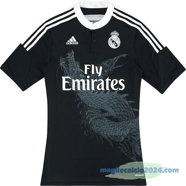 Terza Maglia Real Madrid Retro 2014 2015 Nero Poco Prezzo