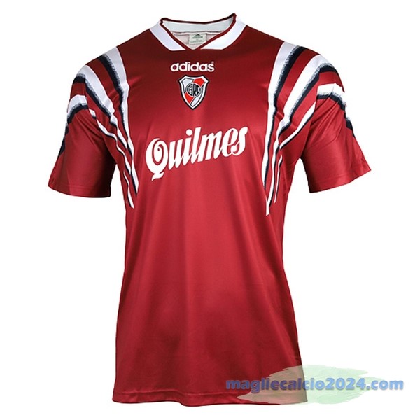 Terza Maglia River Plate Retro 1996 1997 Rosso Poco Prezzo