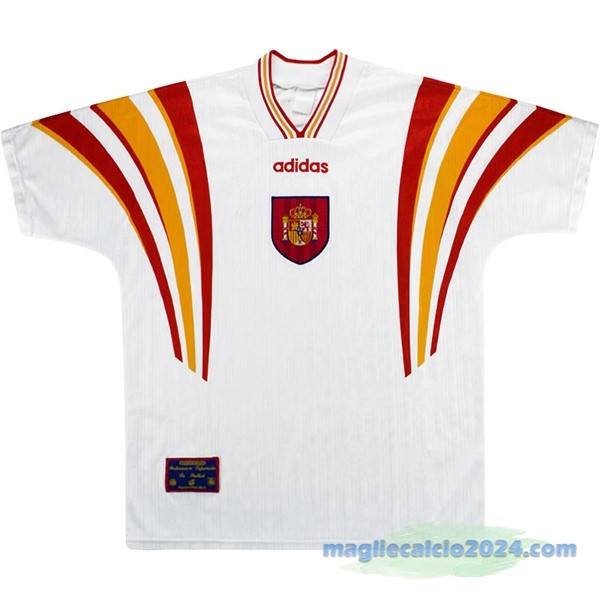 Terza Maglia Spagna Retro 1996 Bianco Poco Prezzo