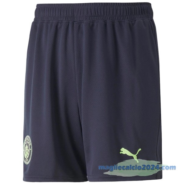 Terza Pantaloni Manchester City 2022 2023 Azul Navy Poco Prezzo