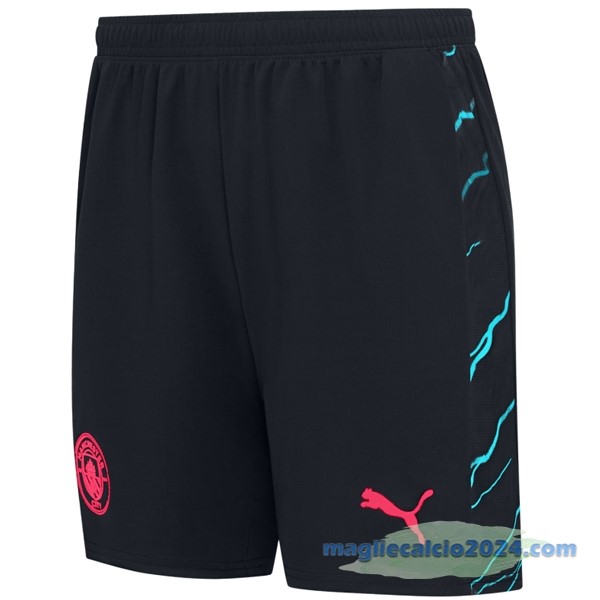 Terza Pantaloni Manchester City 2023 2024 Nero Poco Prezzo