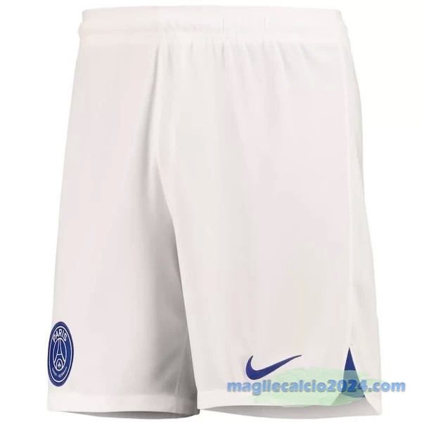 Terza Pantaloni Paris Saint Germain 2022 2023 Bianco Poco Prezzo