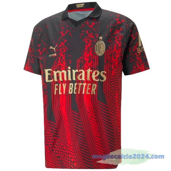 Thailandia Fourth Giocatori Maglia AC Milan 2022 2023 Rosso Poco Prezzo