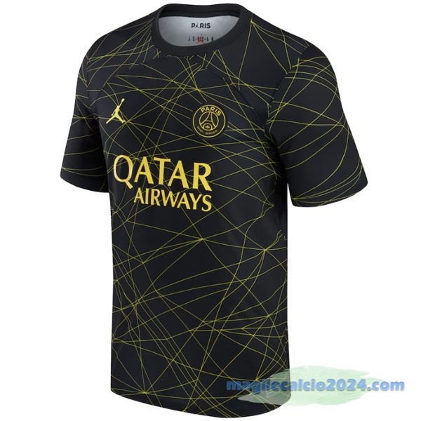 Thailandia Fourth Maglia Paris Saint Germain 2022 2023 Nero Poco Prezzo