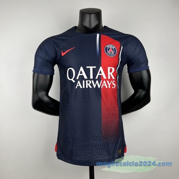 Thailandia Giocatori Prima Maglia Paris Saint Germain 2023 2024 Azul Poco Prezzo