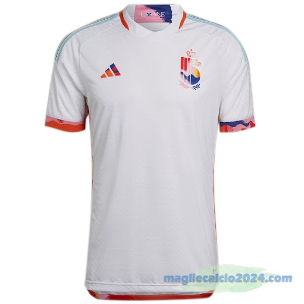 Thailandia Giocatori Seconda Maglia Belgio 2022 Bianco Poco Prezzo