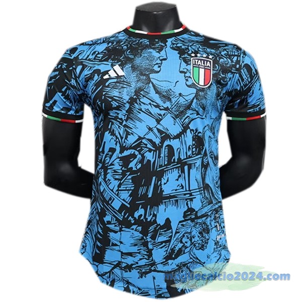 Thailandia Giocatori Speciale Maglia Italia 2023 Azul Poco Prezzo