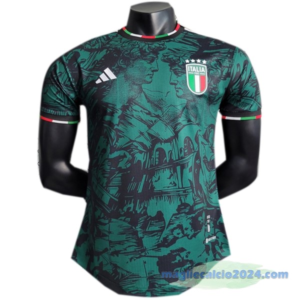 Thailandia Giocatori Speciale Maglia Italia 2023 Verde Poco Prezzo