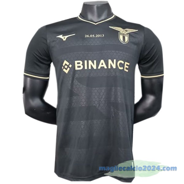 Thailandia Giocatori Speciale Maglia Lazio 2023 2024 Nero Poco Prezzo