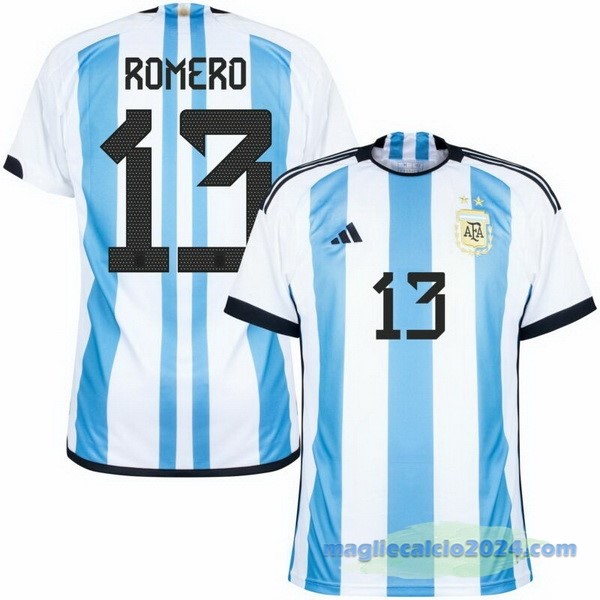Thailandia NO.13 Romero Prima Maglia Argentina 2022 Azul Poco Prezzo