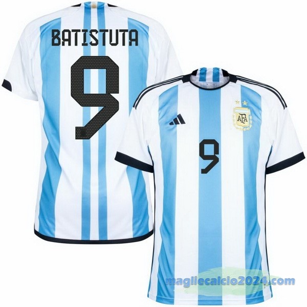 Thailandia NO.9 Batistuta Prima Maglia Argentina 2022 Azul Poco Prezzo