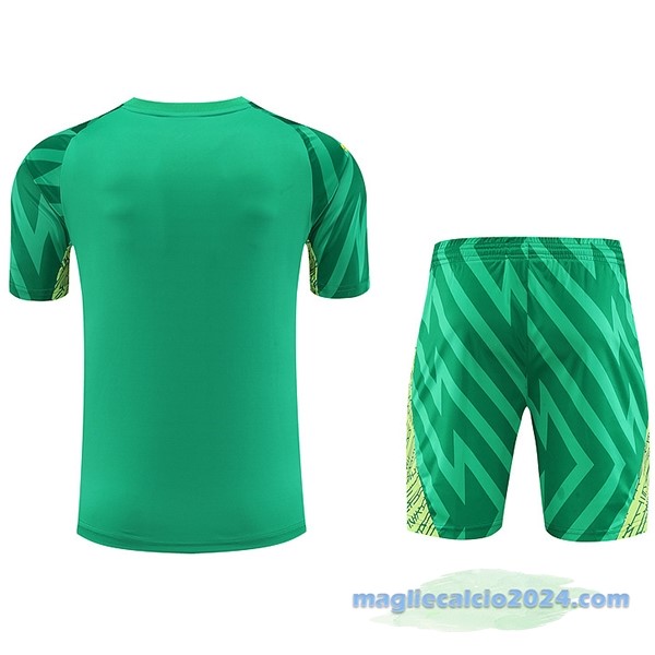 Thailandia Portiere Conjunto De Uomo Manchester City 2023 2024 Verde Poco Prezzo