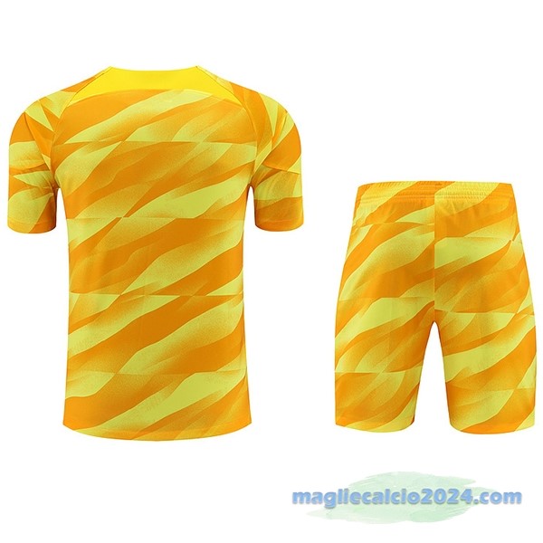Thailandia Portiere Conjunto De Uomo Paris Saint Germain 2023 2024 Giallo Poco Prezzo