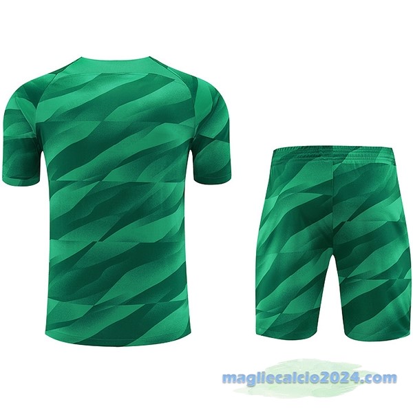 Thailandia Portiere Conjunto De Uomo Paris Saint Germain 2023 2024 Verde Poco Prezzo
