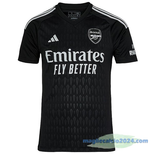 Thailandia Portiere Maglia Arsenal 2023 2024 Nero Poco Prezzo