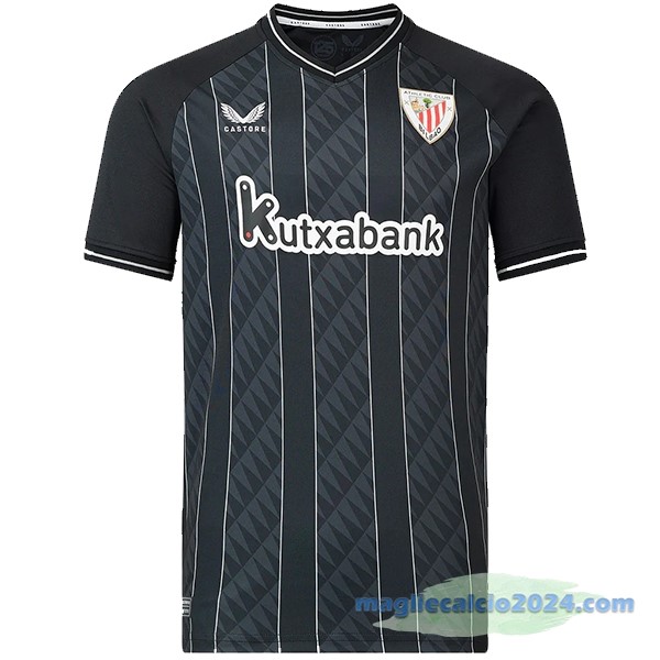 Thailandia Portiere Maglia Athletic Bilbao 2023 2024 Nero Poco Prezzo
