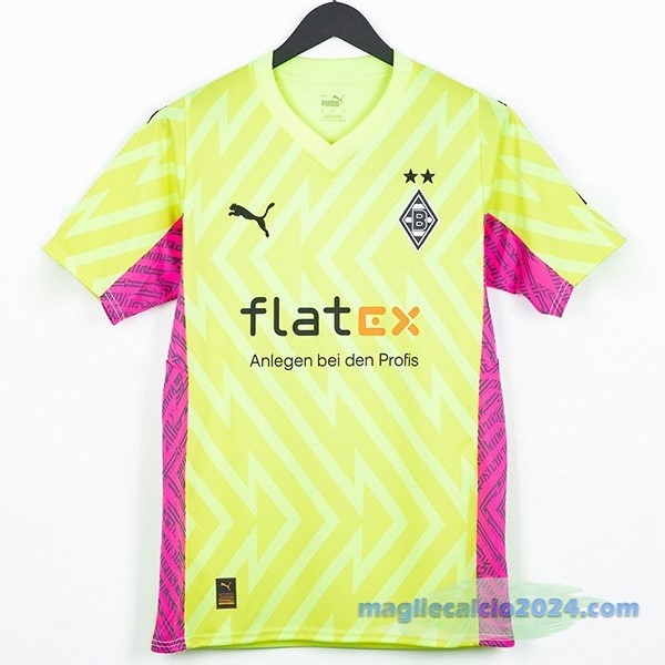 Thailandia Portiere Maglia Borussia Mönchengladbach 2023 2024 Giallo Poco Prezzo