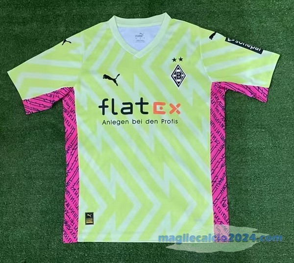 Thailandia Portiere Maglia Borussia Mönchengladbach 2023 2024 Giallo Poco Prezzo