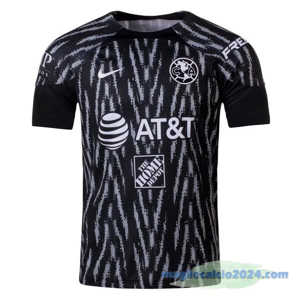 Thailandia Portiere Maglia Club América 2022 2023 Nero Poco Prezzo