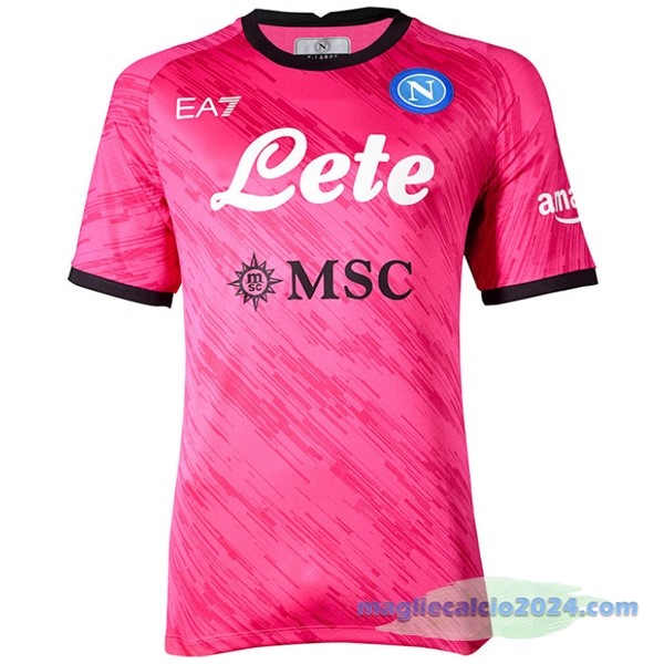 Thailandia Portiere Maglia Napoli 2022 2023 Rosa Poco Prezzo
