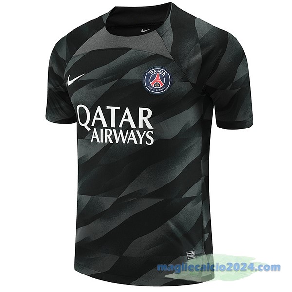 Thailandia Portiere Maglia Paris Saint Germain 2023 2024 Nero Poco Prezzo