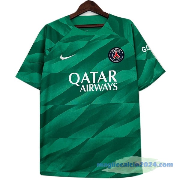 Thailandia Portiere Maglia Paris Saint Germain 2023 2024 Verde Poco Prezzo
