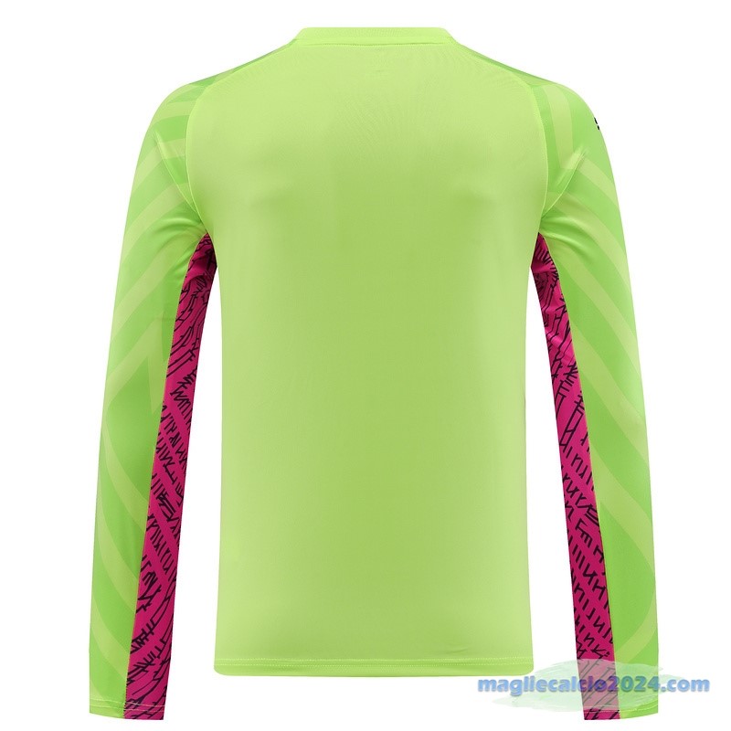 Thailandia Portiere Manica lunga Manchester City 2023 2024 Giallo Verde Poco Prezzo