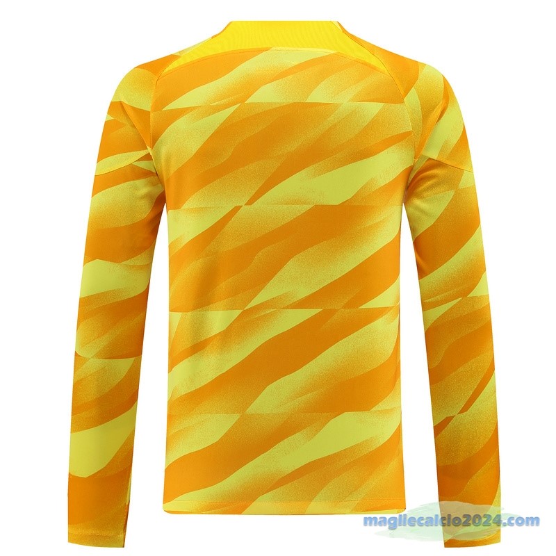 Thailandia Portiere Manica lunga Paris Saint Germain 2023 2024 Giallo Poco Prezzo