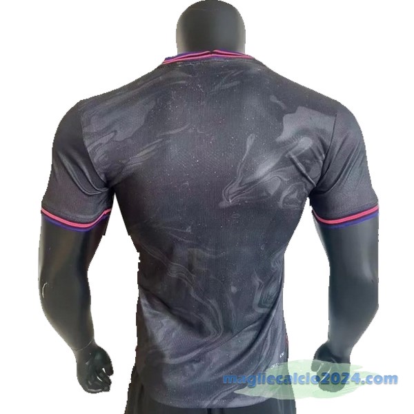 Thailandia Pre partita Giocatori Maglia Paris Saint Germain 2023 2024 Purpureo Nero Poco Prezzo