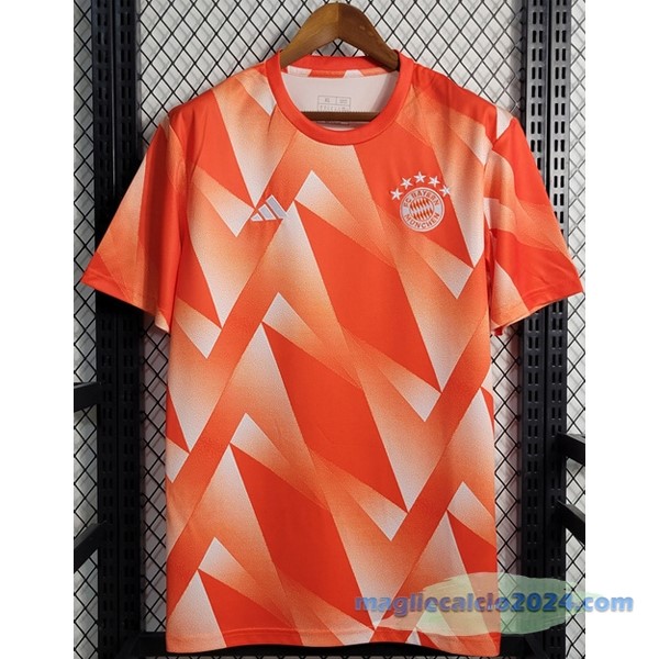 Thailandia Pre partita Maglia Bayern Múnich 2023 2024 Arancione Poco Prezzo