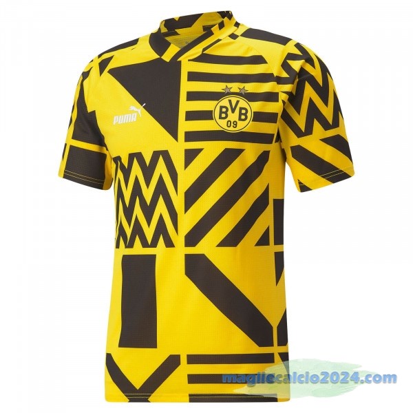 Thailandia Pre partita Maglia Borussia Dortmund 2022 2023 Giallo Poco Prezzo