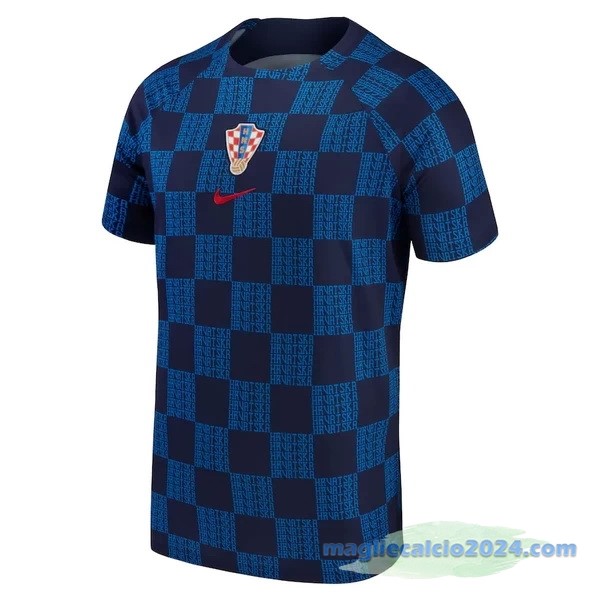 Thailandia Pre partita Maglia Croazia 2022 Azul Poco Prezzo