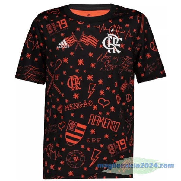 Thailandia Pre partita Maglia Flamengo 2022 2023 Rosso Poco Prezzo