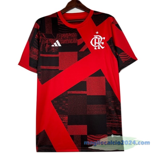 Thailandia Pre partita Maglia Flamengo 2023 2024 Rosso Poco Prezzo